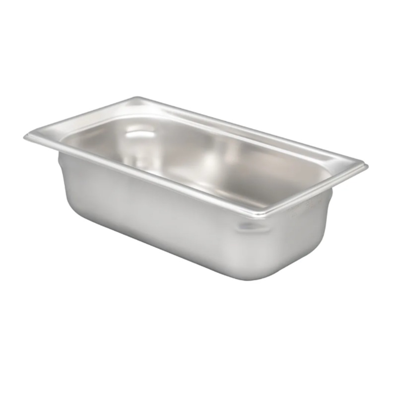 Vollrath 90342 Super Pan 3 Third Size Steam Table Food Pan - Stainless Steel - 6/Case