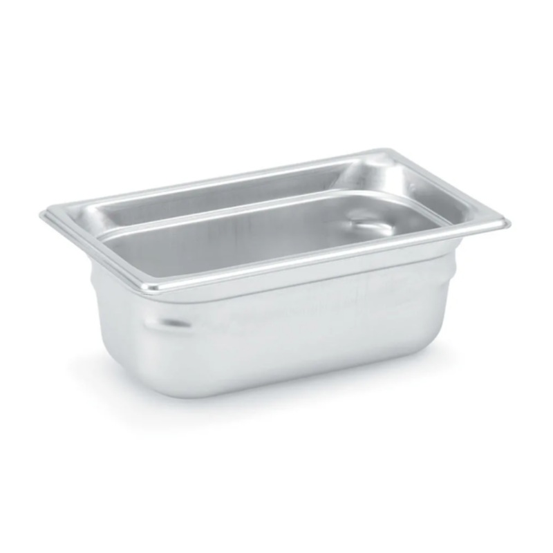Vollrath 90352 Super Pan 3 Third Size Steam Table Food Pan - Stainless Steel - 6/Case