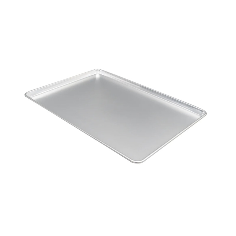 Vollrath 939002 1/1 Full Size Bun / Sheet Pan - 26" x 18" x 1", 18 gauge Aluminum, Natural Finish - 12/Case