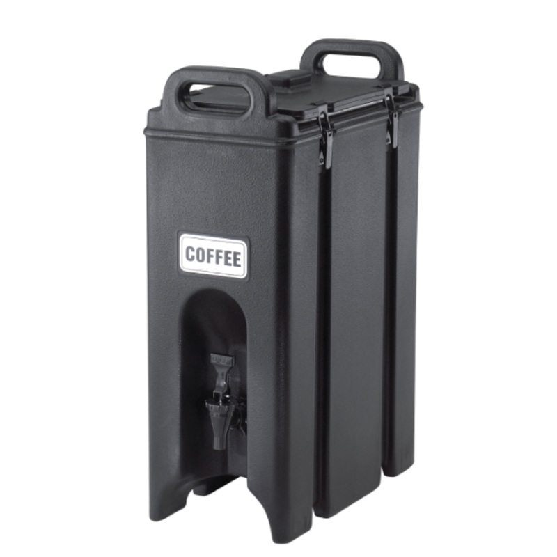 Cambro 500LCD110 Camtainer Insulated Beverage Dispenser 5 Gal. - Black