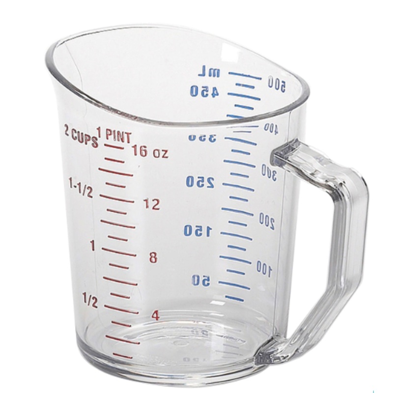Cambro 50MCCW135 1 pt Camwear Measuring Cup - Clear - 12ea/Case