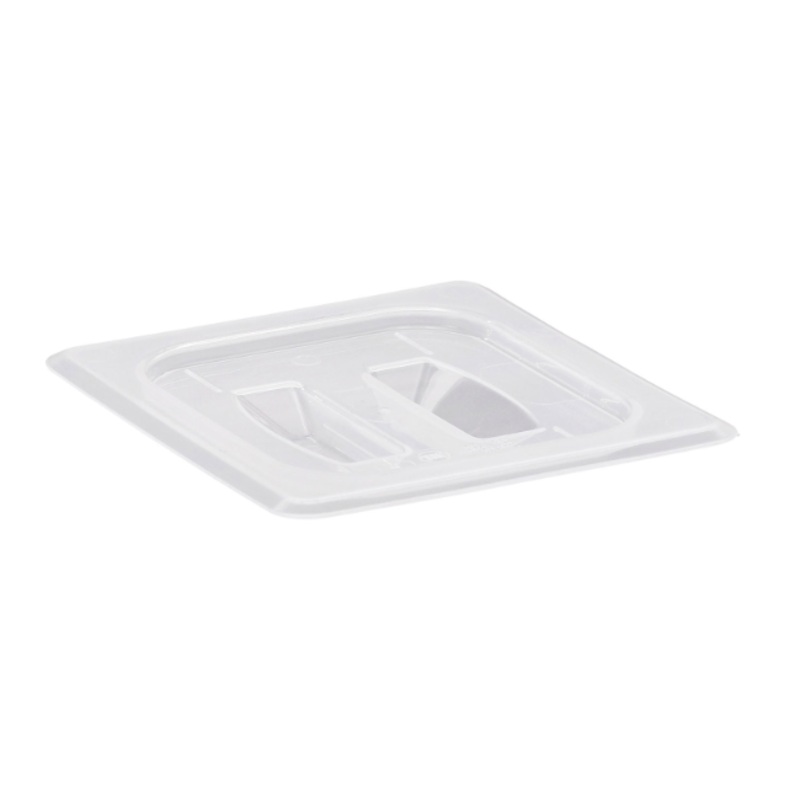 Cambro 60PPCH190 Food Pan Cover - 1/6 Size, Handle, Translucent - 6/Case