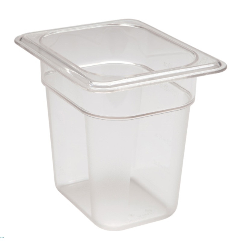 Cambro 86CW135 6"D Eighth Size Food Pan - 6/Case