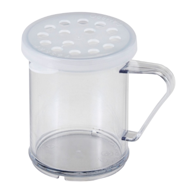 Cambro 96SKRP135 10 oz Shaker/Dredge w/ Lid for Parsley, Polycarbonate -12ea/Case