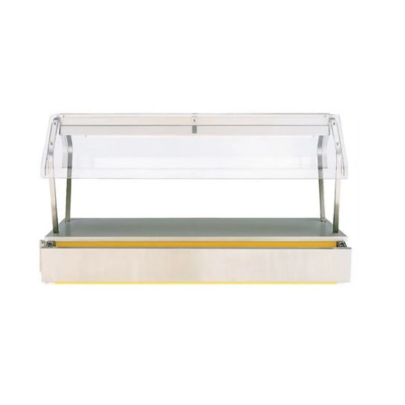 Vollrath 36303 74" Economy Breath Guard - Classic Base