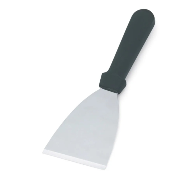 Vollrath 46931 Spatula/Scraper - Beveled Blade, Tapered Handle, Stainless - 12ea/Case