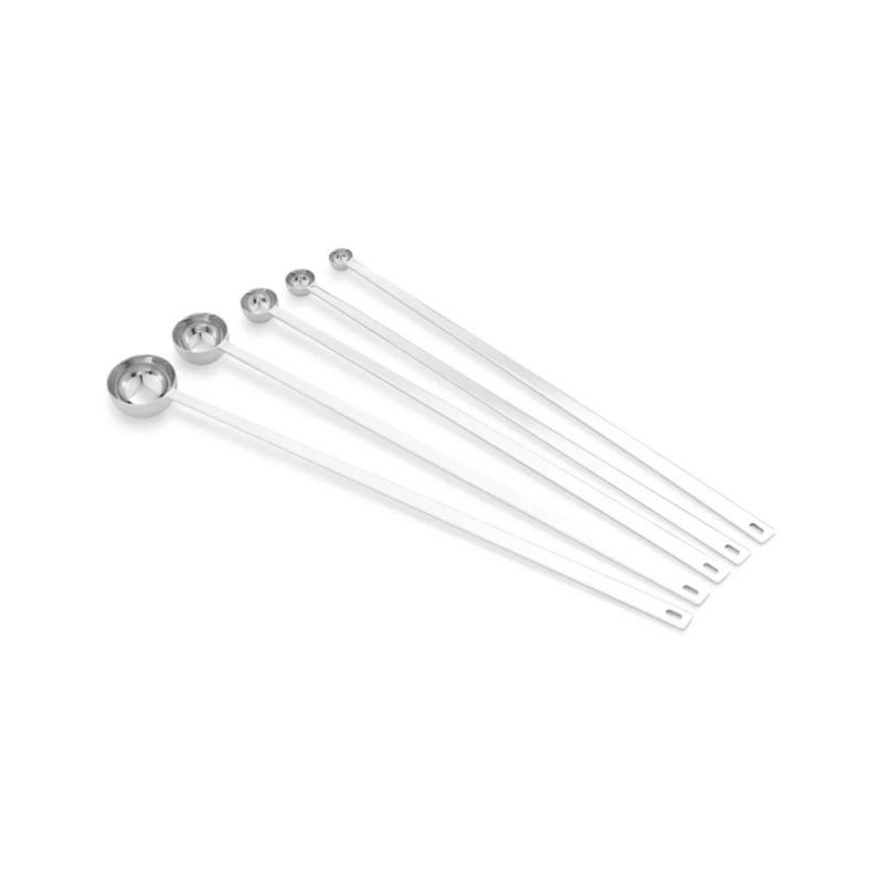 Vollrath 47031 Long Handle Measuring Spoon Set - 1/4 tsp - 2 tbsp, Stainless - 12ea/Case