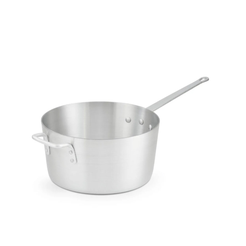 Vollrath 7350 10 qt Arkadia Saucepan - Aluminum - 6ea/Case