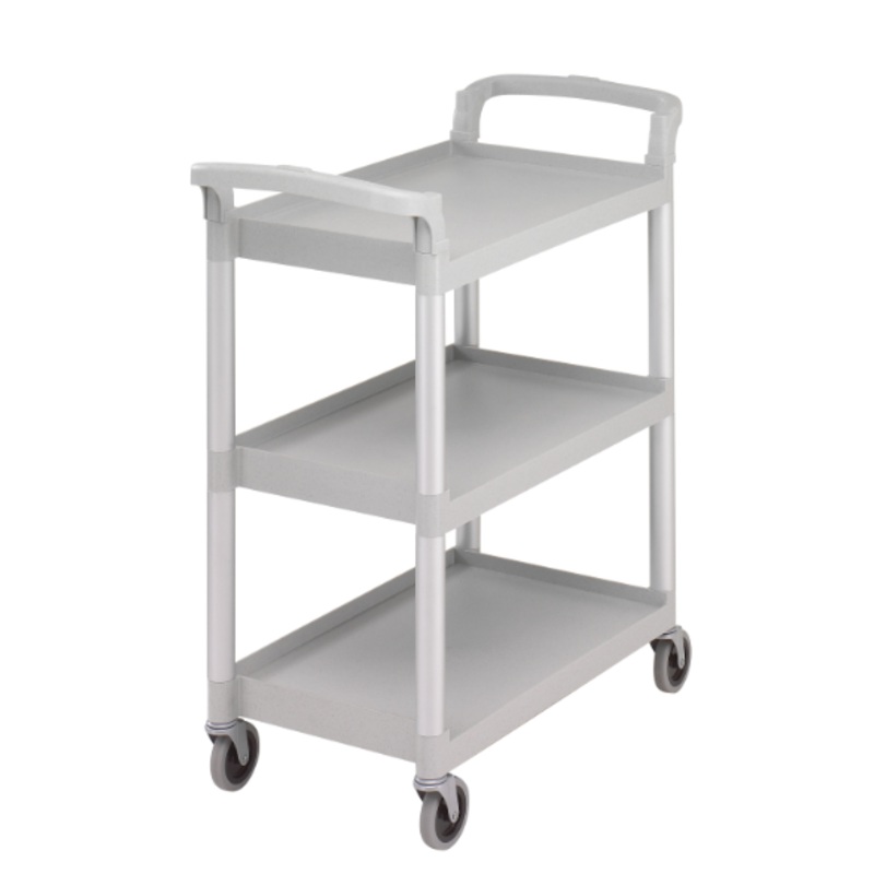 Cambro BC331KD480 3 Level Polymer Utility Cart w/ 300 lb Capacity, Raised Ledges