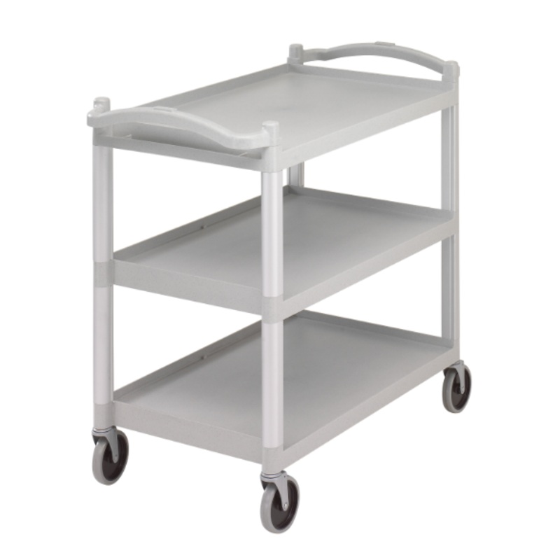 Cambro BC340KD480 3 Level Polymer Utility Cart w/ 400 lb Capacity, Raised Ledges