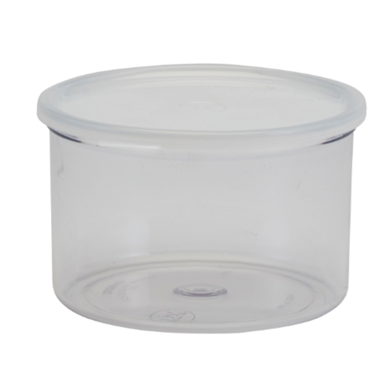 Cambro CCP15152 1 1/2 qt Crock with Lid - Clear - 6ea/Case