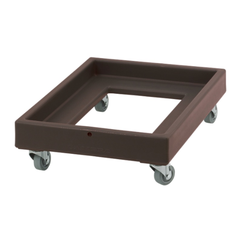 Cambro CD2028131 Camdolly for Milk Crates w/ 350 lb Capacity, Dark Brown