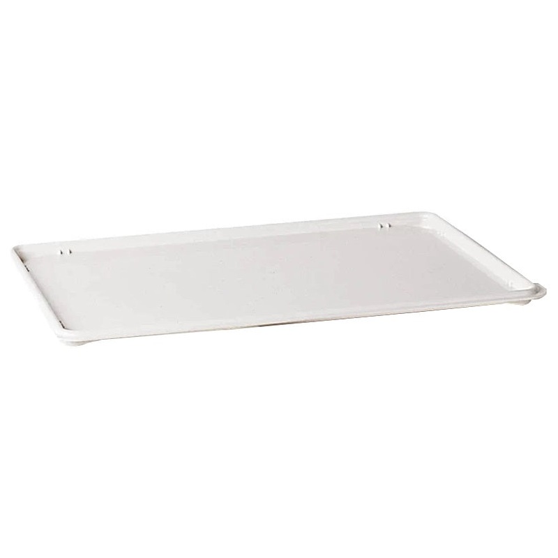 Cambro DBC1826CW148 Camwear Polycarbonate Pizza Dough Box Cover 26"L x 18"W - White
