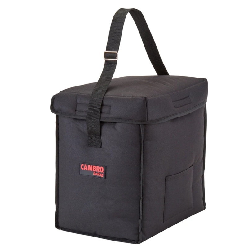 Cambro GBD13913110 GoBag Food Delivery Bag - 13" x 9" x 13", Nylon, Black