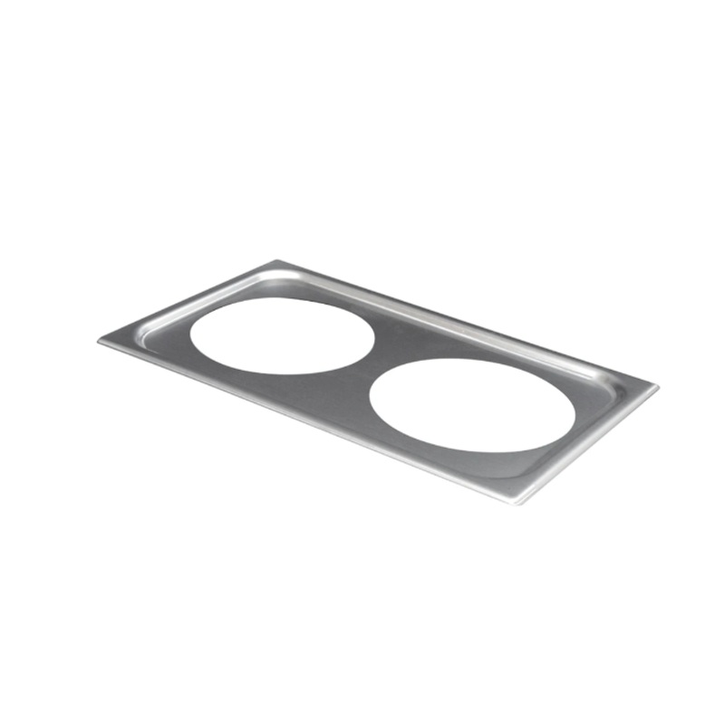 Vollrath 19192 Adapter Plate - (2) 8 3/8" Inset Holes - 4ea/Case