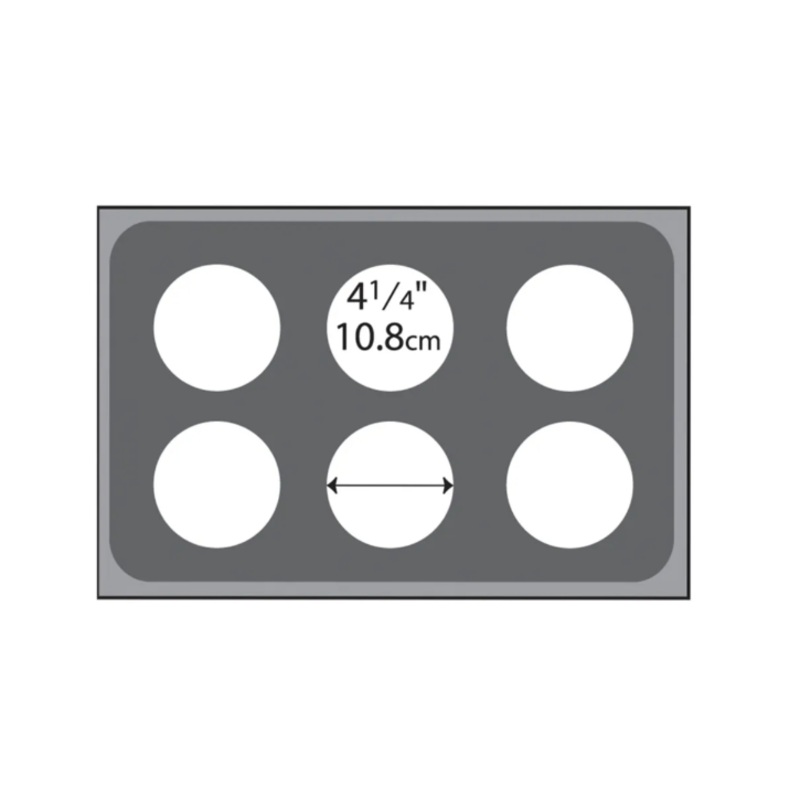 Vollrath 19195 Adapter Plate with Six Holes, for 78710 Bain Marie Pots - 4ea/Case