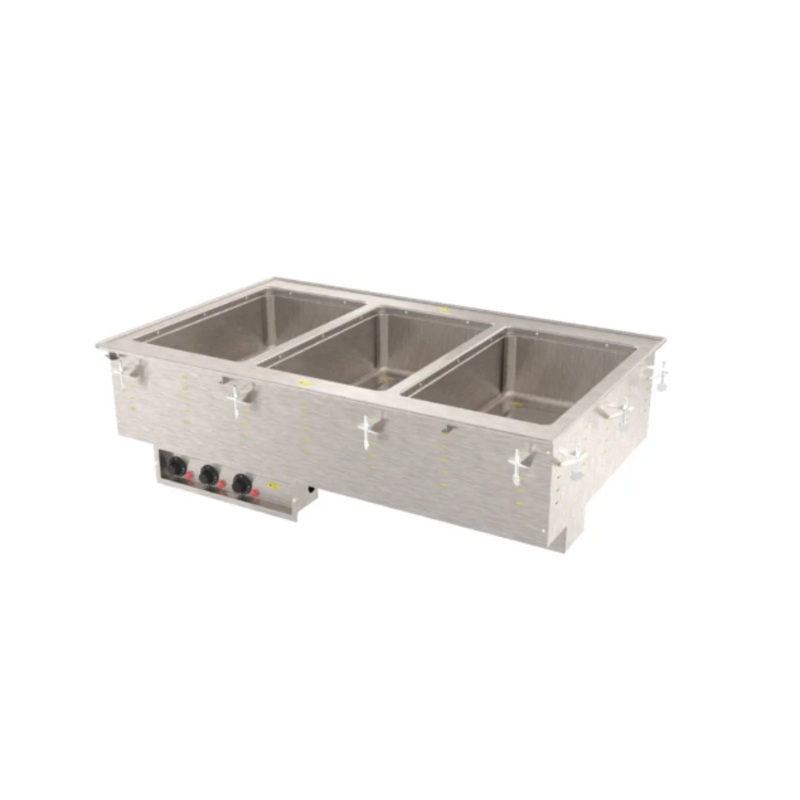 Vollrath 36404 Drop-In Hot Food Well w/ (3) Full Size Pan Capacity, 120v
