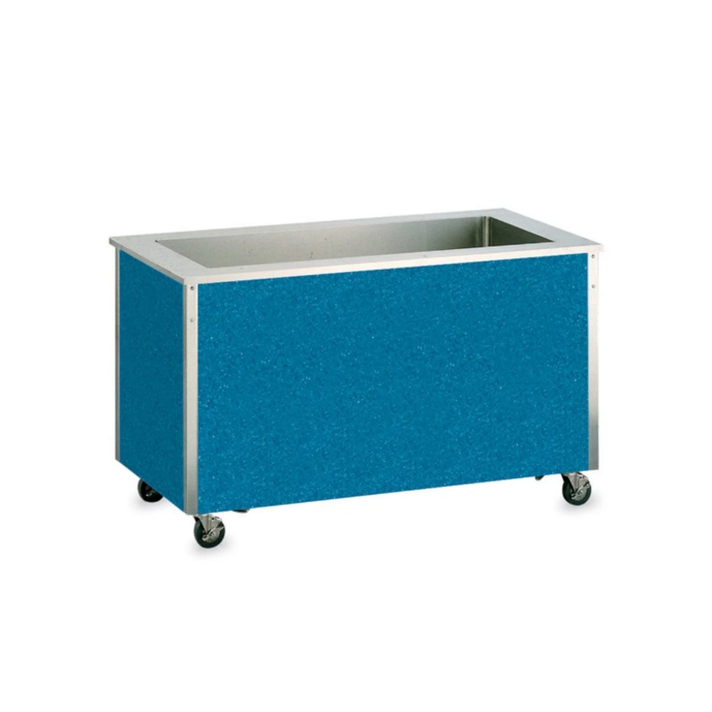 Vollrath 37045 3 Well Cold Food Station - 8" Deep Wells, 1/4HP Compressor, 34x46x28