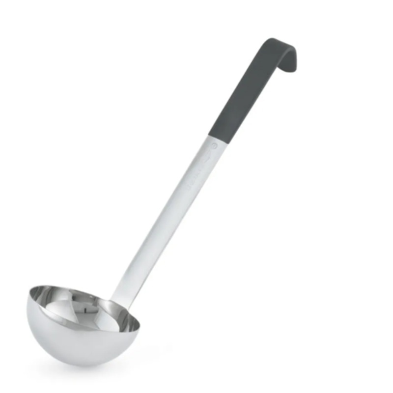 Vollrath 4981220 12 oz Jacob's Pride Collection Ladle - Stainless Steel, Black Kool-Touch Handle - 6ea/Case