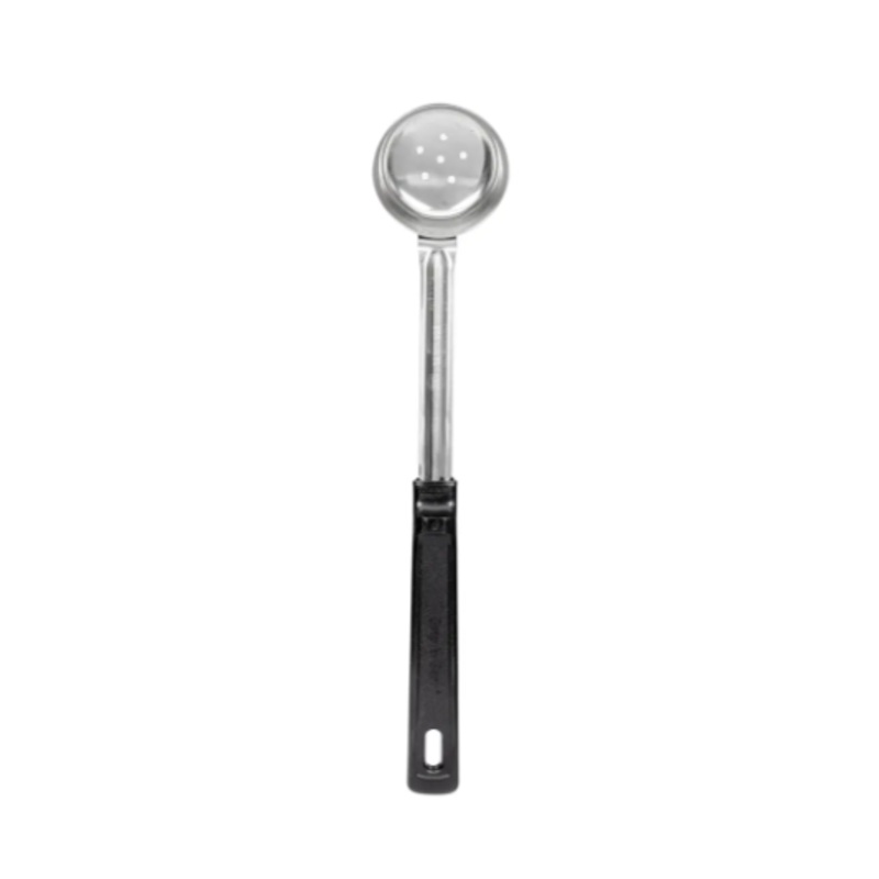 Vollrath 61155 2 oz Perforated Spoodle - Black Plastic Handle, Stainless - 12ea/Case
