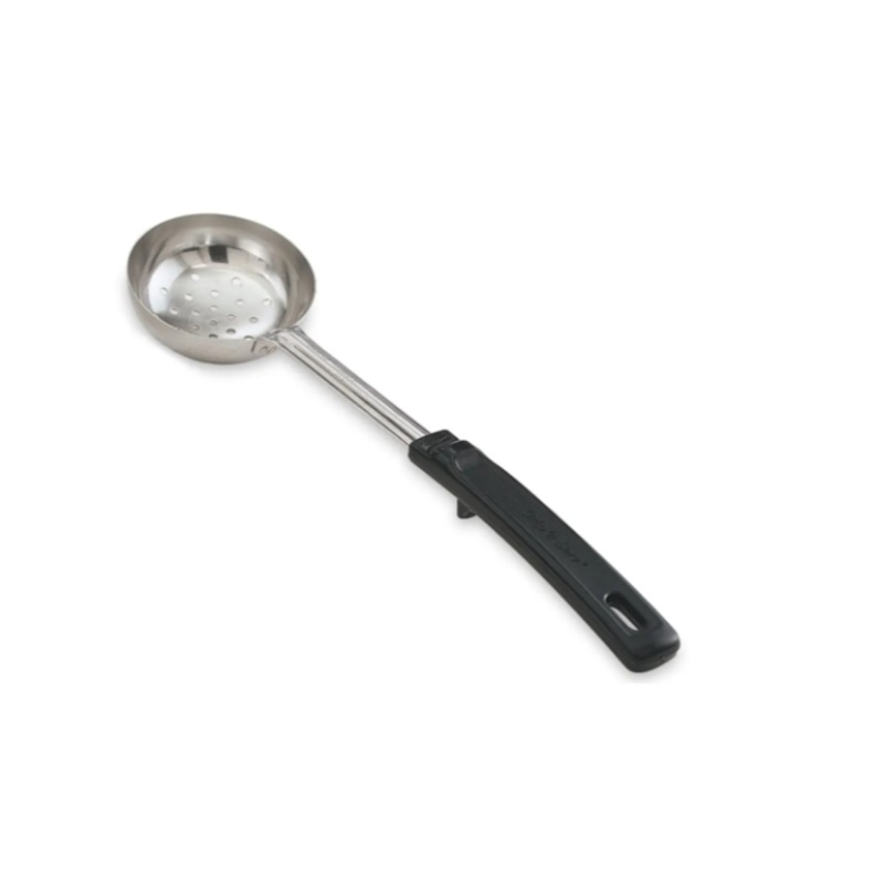 Vollrath 61175 6 oz Perforated Spoodle - Black Poly Handle, Stainless - 12ea/Case