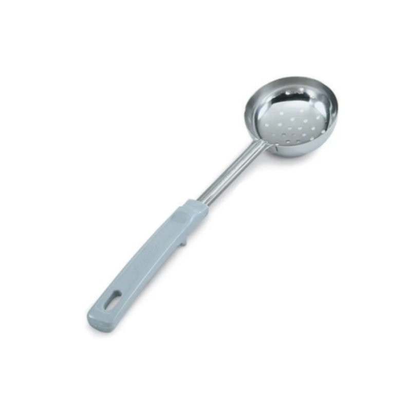 Vollrath 62170 4 oz Perforated Spoodle - Gray Poly Handle, Stainless - 12ea/Case
