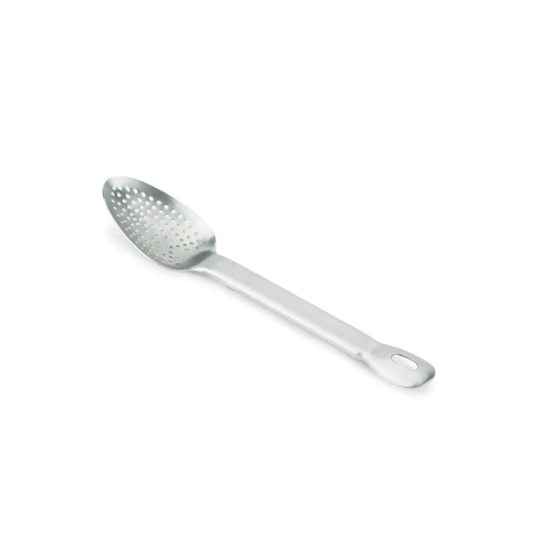 Vollrath 64401 11 3/4" Heavy-Duty Basting Spoon - Perforated, Satin-Finish Stainless Steel - 12ea/Case