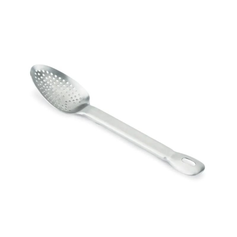 Vollrath 64407 15 1/2" Heavy-Duty Basting Spoon - Perforated, Satin-Finish Stainless Steel - 12ea/Case