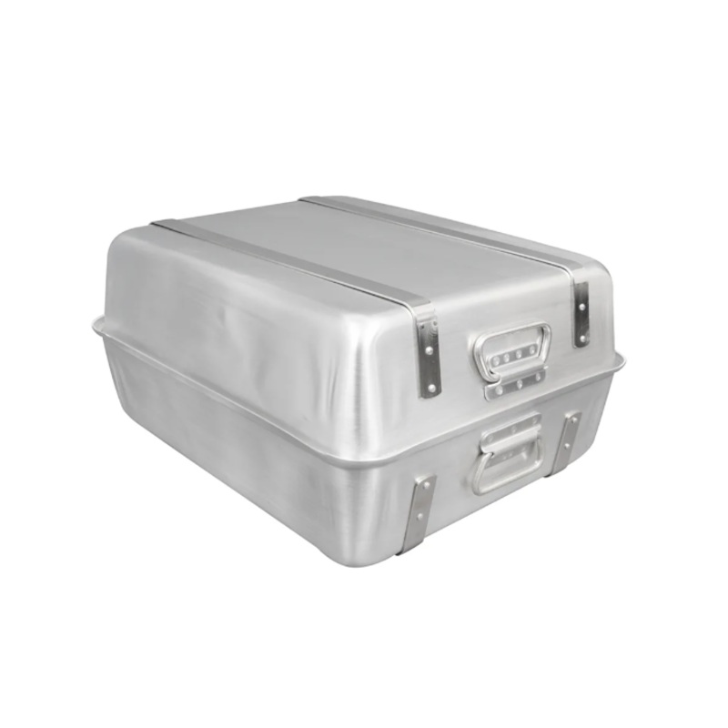 Vollrath 68360 25 qt Double Roaster Set - Straps and Handles, 20 1/8x16 1/8x9 3/4" Aluminum