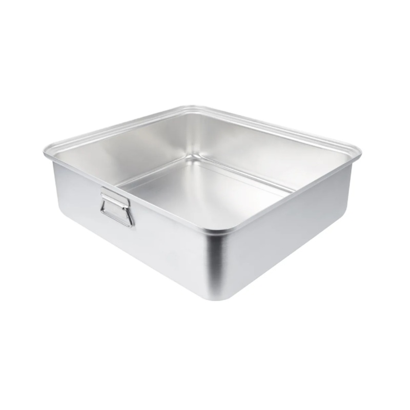 Vollrath 68365 42 1/2 qt Roasting Pan Bottom - 22 1/8x20 1/8x6 9/16" Aluminum - 2ea/Case