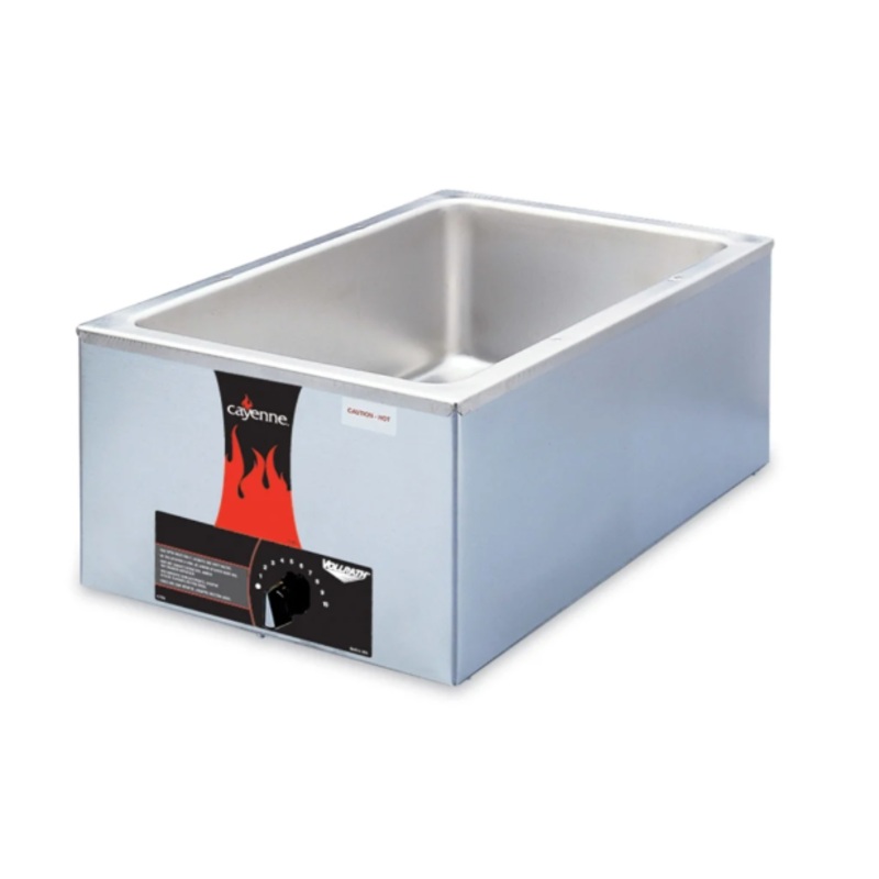 Vollrath 72000 Countertop Electric Food Warmer 14"W x 22"D x 8-1/2"H - Holds (1) Full Size Pan -  120v