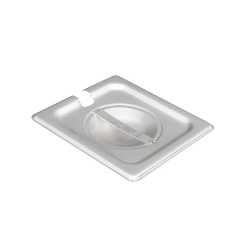 Vollrath 75260 Sixth-Size Steam Table Food Pan Cover, Stainless - 6/Case