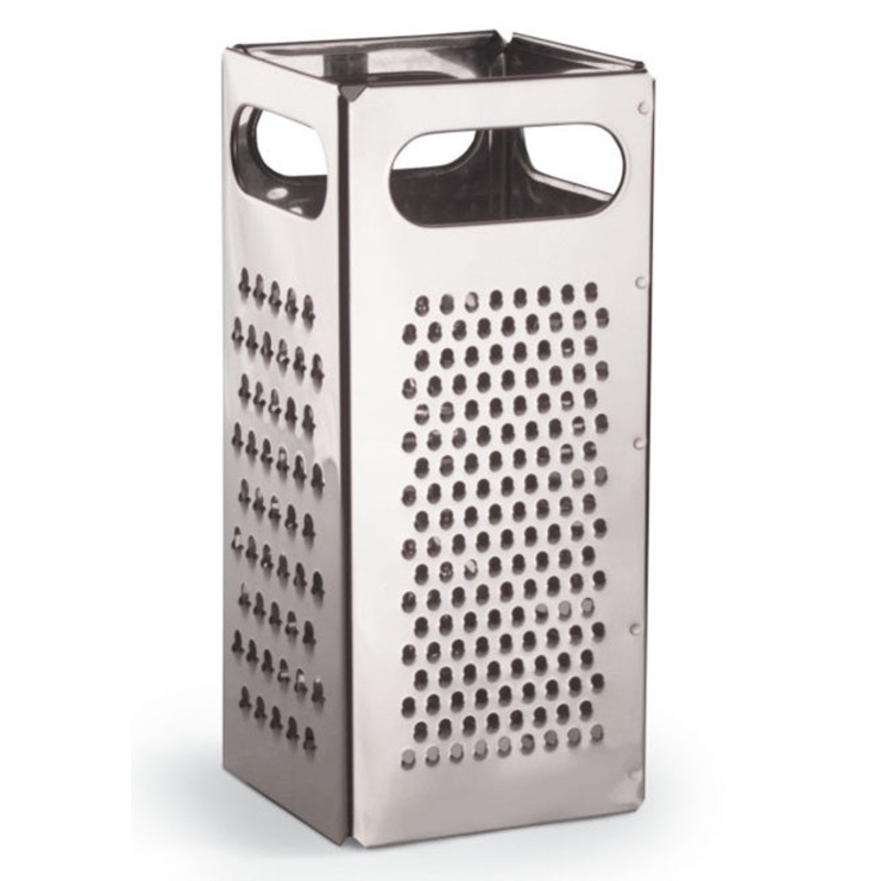 Vollrath SG-200 Traex Dripcut Stainless Steel 4-Sided Box Grater with Handles 4" x 4" x 9"H - 6/Case