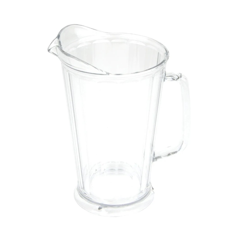 Cambro P64CW135 64 oz Camwear Pitcher - Lip and Pour Spout, Clear
