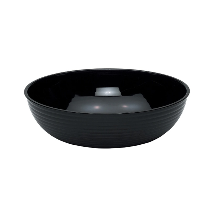 Cambro RSB10CW110 10" Round Camwear Bowl - 3 1/5 qt Capacity, Black - 12ea/Case