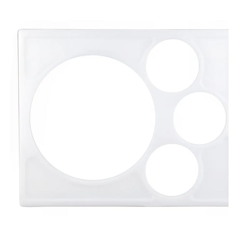 Cambro SBH15148 25 3/4" Cold Food Bar Adapter - (4) Pan Capacity, White