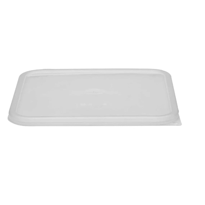 Cambro SFC12SCPP190 CamSquare Cover for 12, 18, & 22 qt CamSquare Clear Containers - Polyethylene, Translucent - 6ea/Case