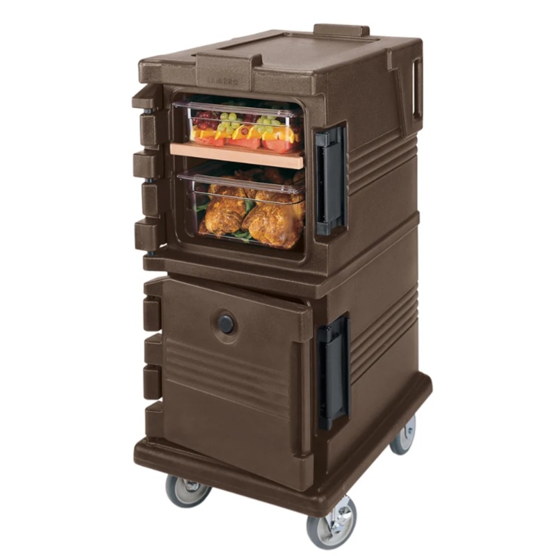 Cambro UPC600131 Ultra Camcart Insulated Food Carrier - 45 qt w/ (8) Pan Capacity, Brown