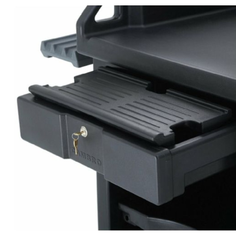Cambro VCS32KEYT110 Black Keyboard Tray for Versa Cart