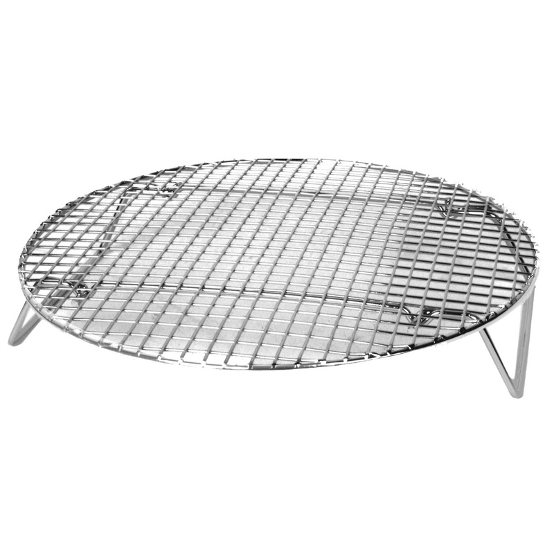 Thunder Group SLRACK1050 Nickel-Plated Round Steamer Rack 10-1/2"