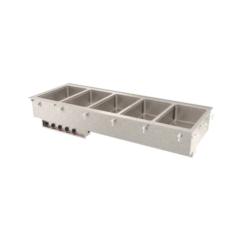 Vollrath 3640871 Drop-In Hot Food Well w/ (5) Full Size Pan Capacity, 208 240v/1ph