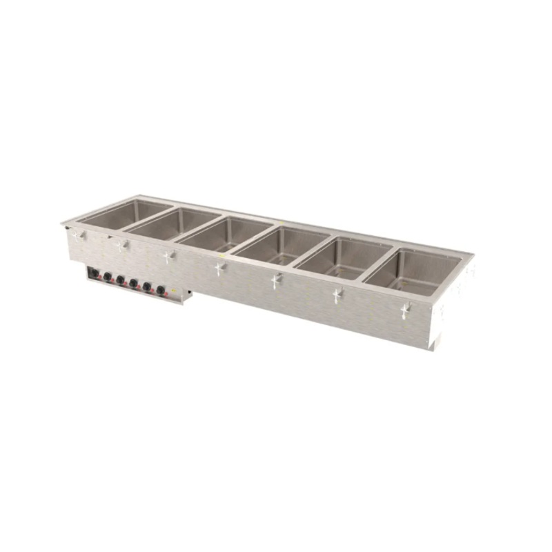 Vollrath 3640910 Drop-In Hot Food Well w/ (6) Full Size Pan Capacity, 208v/1ph
