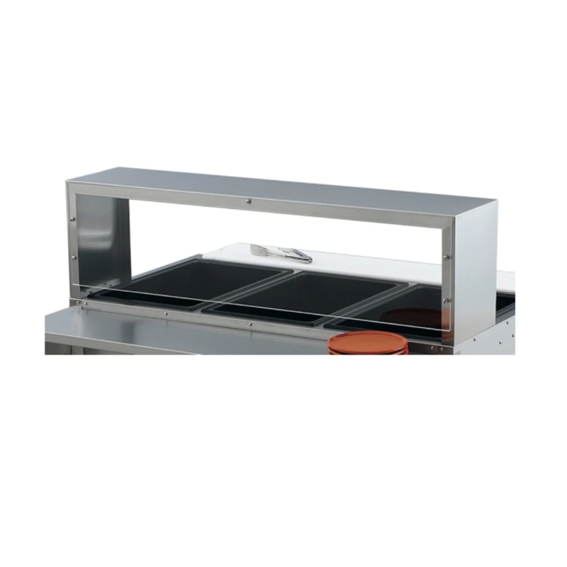 Vollrath 38044 60 3/4" Work/Overshelf - 60 3/4" x 10" x 13", Stainless