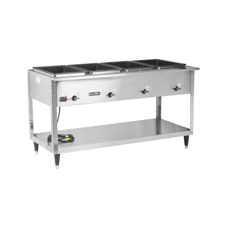 Vollrath 38204 60 11/16" Hot Food Table w/ (4) Wells & Undershelf, 120v