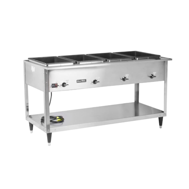 Vollrath 38214 60 11/16" Hot Food Table w/ (4) Wells & Undershelf, 120v