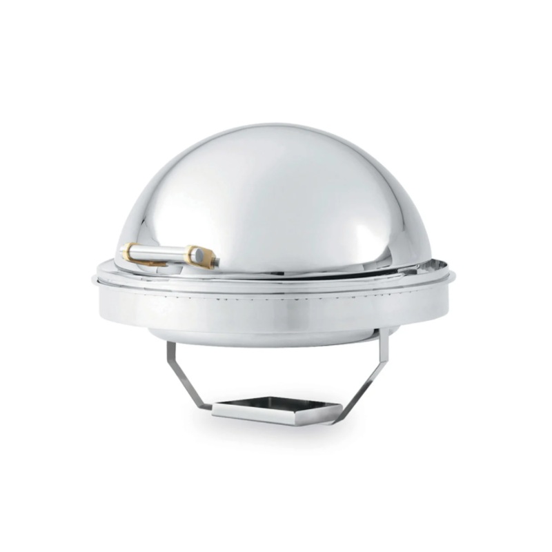 Vollrath 46268 Round Chafer w/ Roll-Top Lid & Chafing Fuel Heat