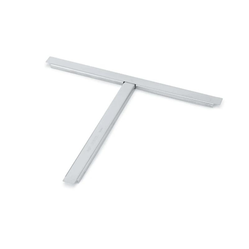 Vollrath 56680 T-Shaped Adapter Bar - Holds (2)1/4 Pans and (1)1/2 Pan, Aluminum - 6ea/Case