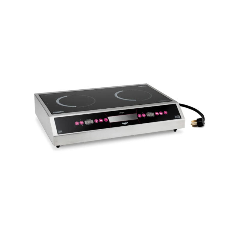 Vollrath 69523 Professional Series Countertop Induction Cooktop w/ (2) Burners, 208-240v/1ph