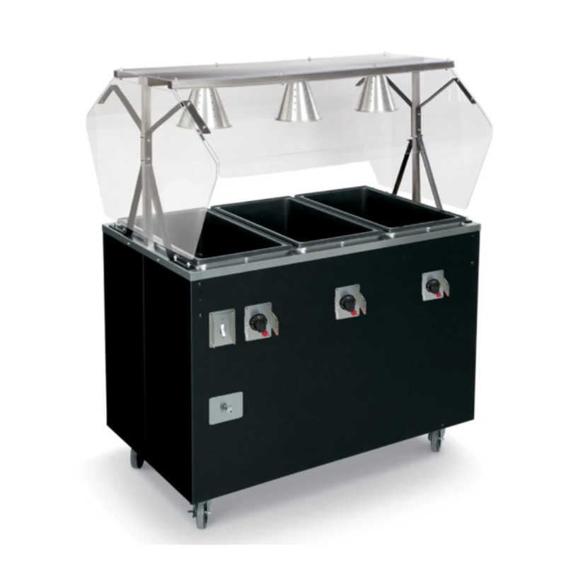 Vollrath T3871060 60" Hot Food Table w/ (4) Wells & Enclosed Base, 120v