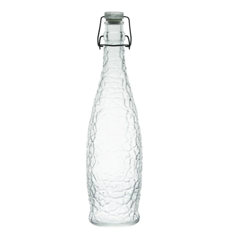 Libbey 13150120 33 7/8 oz Glacier Bottle with Clamp Top